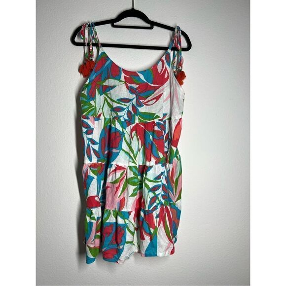 C&C CALIFORNIA Multi Tie Shoulder Cover-up Beach Dress - Picture 3 of 9